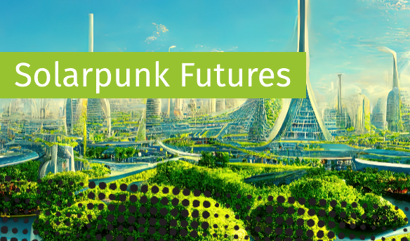 Promotional image for homepage headline: Solarpunk
