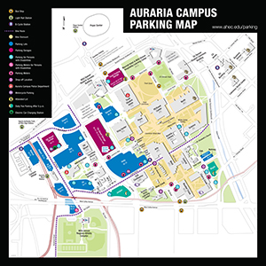 Auraria Campus Parking Map