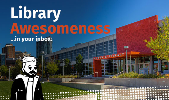 Promotional image for homepage headline: Library Awesomeness