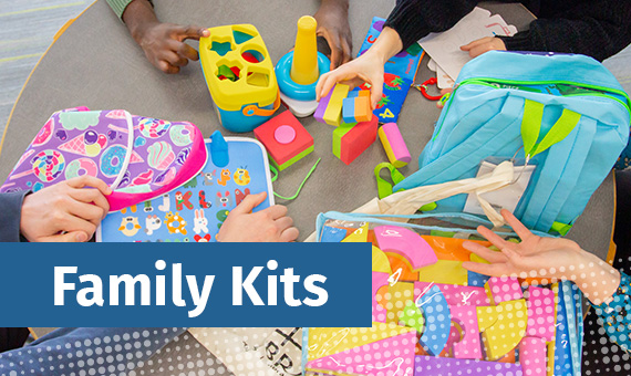 Promotional image for homepage headline: Family Kits 
