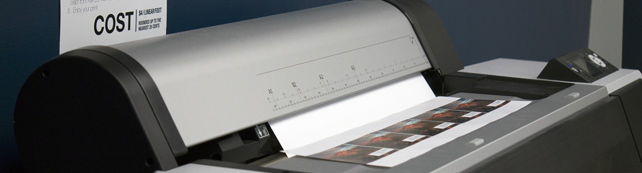Large format high resolution color printer at CTC