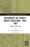 Cover of "Documents on Israeli-Soviet Relations, 1954–1967, Part 3: 1961–1964" edited by Ro'i, Freundlich, Morozov. Geometric lines on olive background.