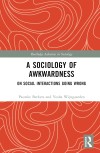 Book cover with red and white abstract swirl design. Title: "A Sociology of Awkwardness: On Social Interactions Going Wrong." Authors: Pauwke Berkers, Yosha Wijngaarden.