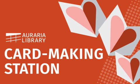 Card-Making Station at Auraria Library