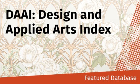 DAAI: Design and Applied Arts Index - Featured Database