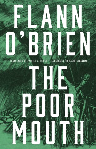 An artistic representation of "The Poor Mouth" by Flann O'Brien, showcasing themes of poverty and Irish culture