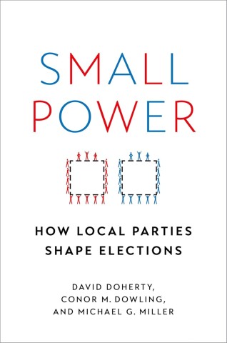 Illustration depicting local parties influencing election outcomes through grassroots efforts and community engagement.