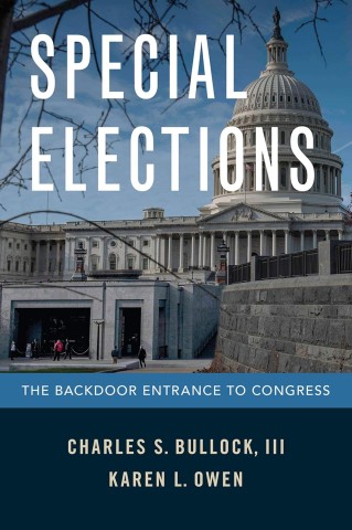 An illustration depicting special elections as a backdoor entrance to Congress, symbolizing alternative political pathways.