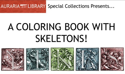 A Coloring Book With Skeletons