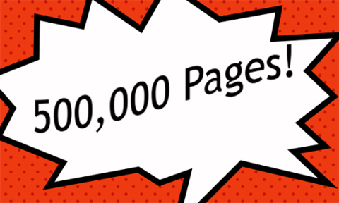 500,000 Pages!