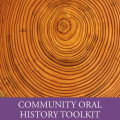 Book cover featuring concentric tree rings above a purple panel titled “Community Oral History Toolkit,” Second Edition, with author names.