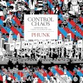 Cover of "Control Chaos" by Phunk, featuring vibrant colors and dynamic abstract designs that evoke a sense of energy