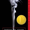 "Cover of 'Looking for Alaska' by John Green, featuring smoke on a black background and a gold award seal."