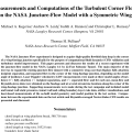 Measurements and computational analysis of the turbulent corner flow on the NASA juncture-flow model with a symmetric wing