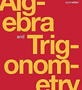 Image source: Amazon.com Algebra and Trigonometry