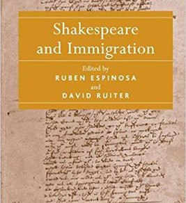 Book cover for "Shakespeare and Immigration" 